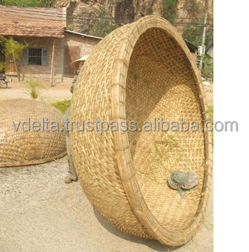 Mini woven boat/Bamboo coracle Boat Louis +84 943 481 858