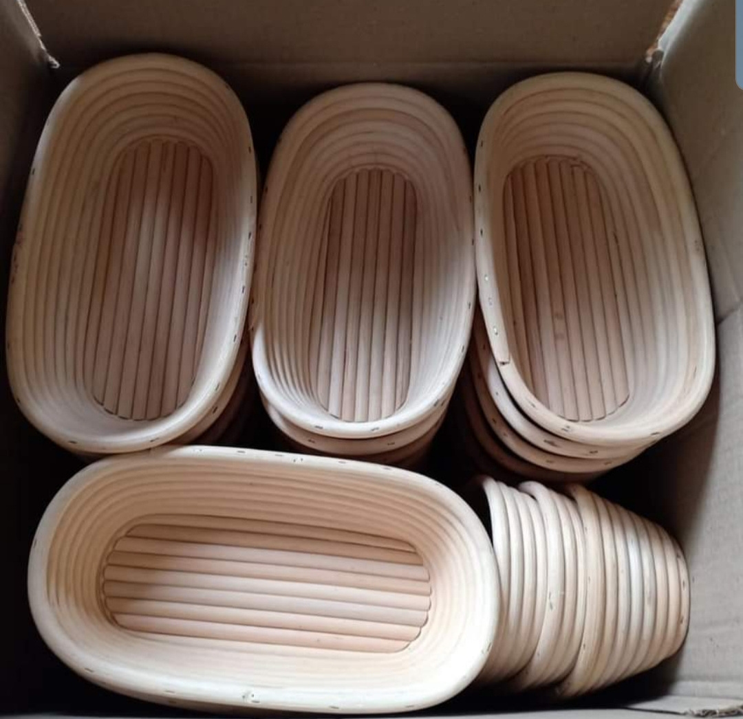 ROUND/OVAL BREAD PROOFING PROVING BASKET RATTAN BANNETON BROTFORM DOUGH TOOL - Axel + 84 38 776 0892