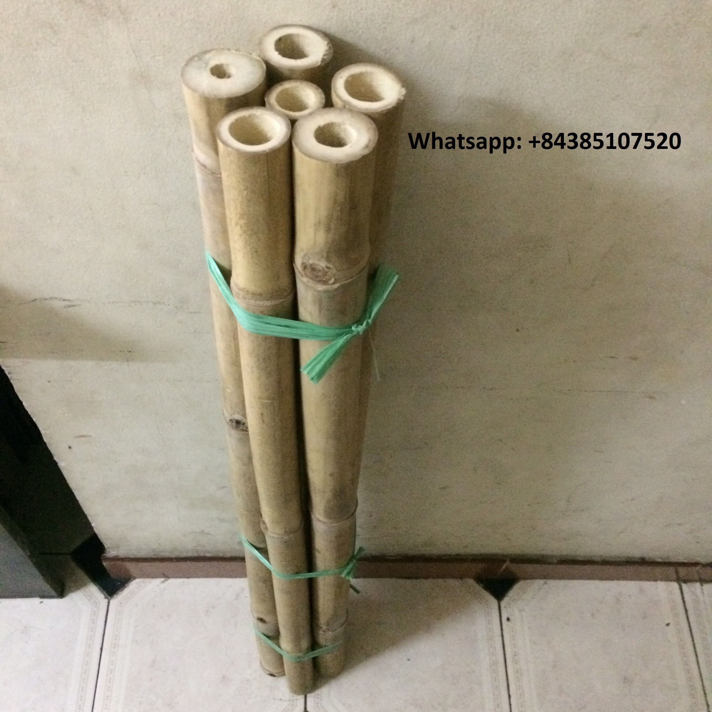 [wholesale] Bamboo raw materials - Natural bamboo pole solid / Dry