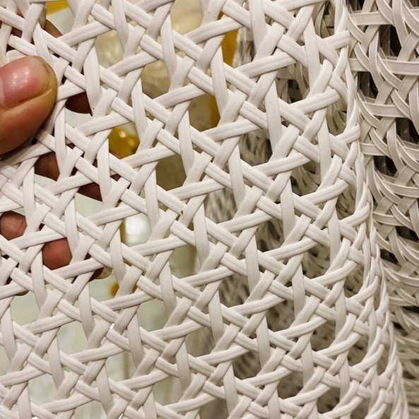 Rattan Pole, Raw Material -  Rattan Webbing -  The trellis mesh is used to close the ceiling and wall // Axel +84 38 776 0892