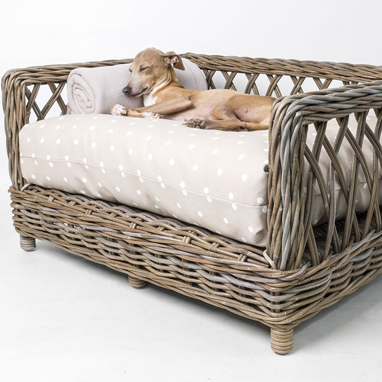 The Best Supplier Rattan Pet House/ Pet Cave/ Pet Bed Eco-friendly Toy for Your Pets Ms. Lily +84906 927 736