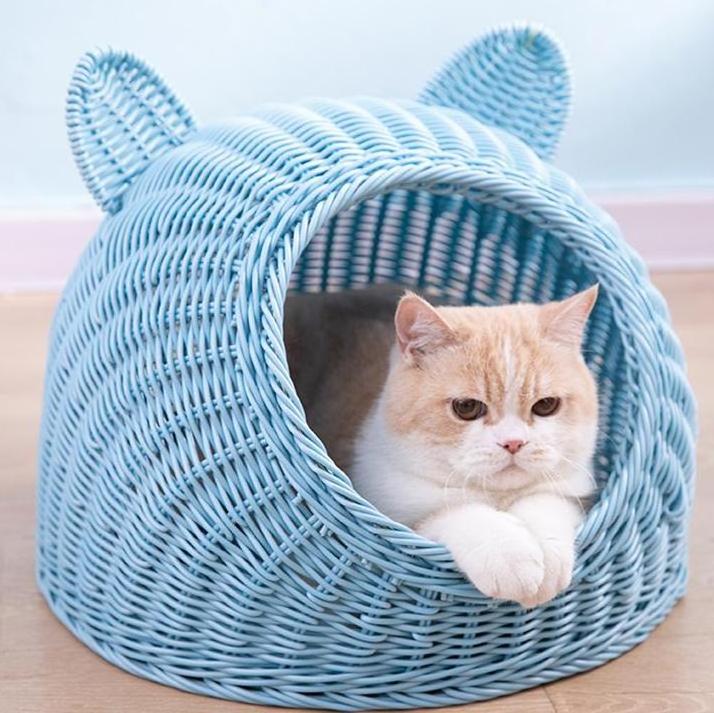 The Best Supplier Rattan Pet House/ Pet Cave/ Pet Bed Eco-friendly Toy for Your Pets Ms. Lily +84906 927 736