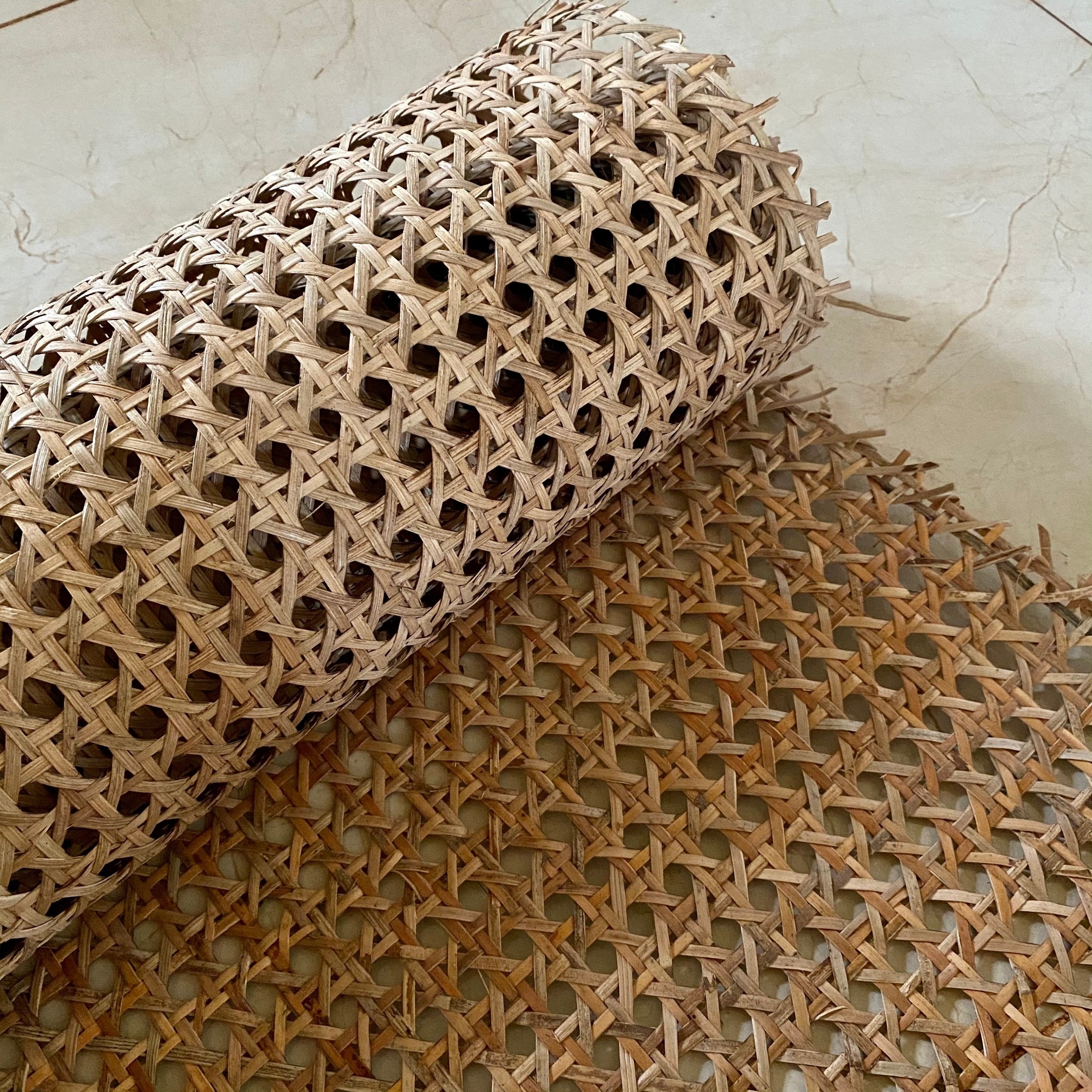 Rattan webbing Cane  rattan webbing roll of handmade mesh household cane DIY accessory for home/ Lima +84 346 565 938