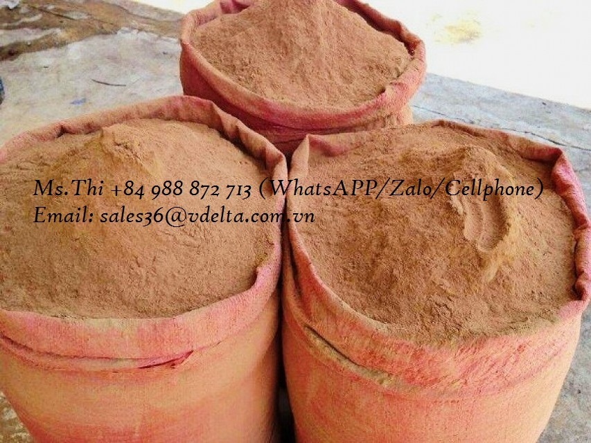 Joss powder /100% Litsea glutinosa red shell Powder/ MAKKO POWDER from 12 to 36 cups /Mr. Kevin +84 968311314