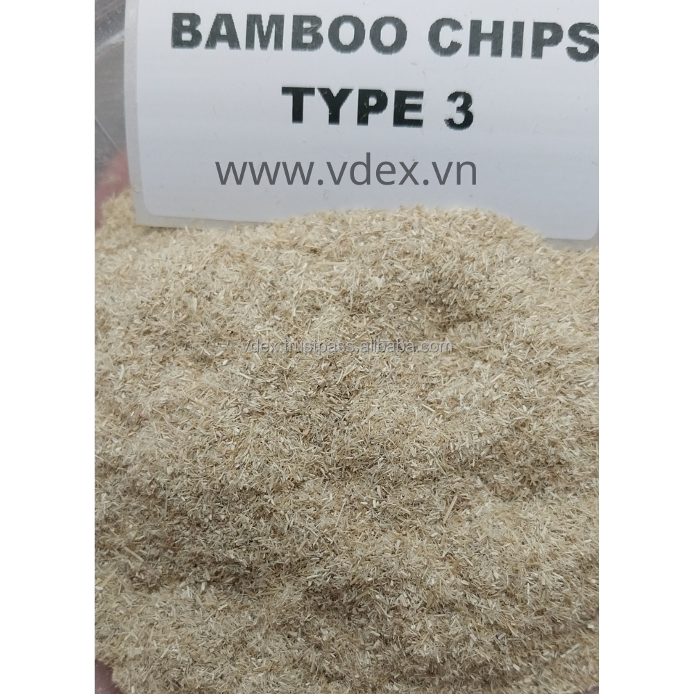 Clean bamboo chips for export, use for animal bedding, garden planning and agriculture, no chemical with packing as demand