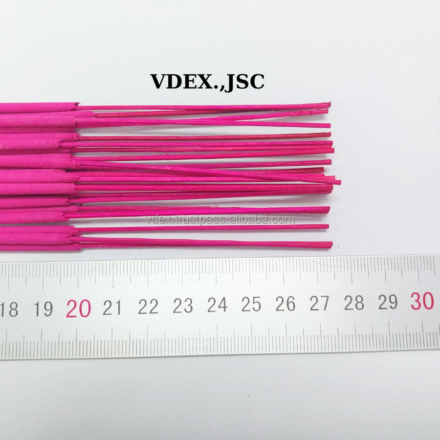 Pink Raw Incense Stick 11 inch use for making scented incense made from VDEX Vietnam high quality clean materials