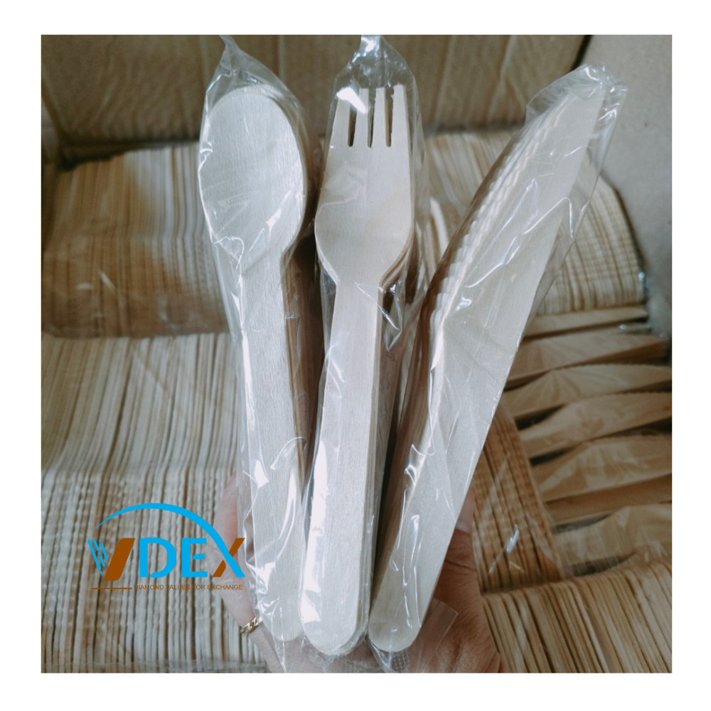 Chef knives set stainless steel cutlery gift bamboo luxury cutlery set portable disposable cutlery set wheat straw spoon fork