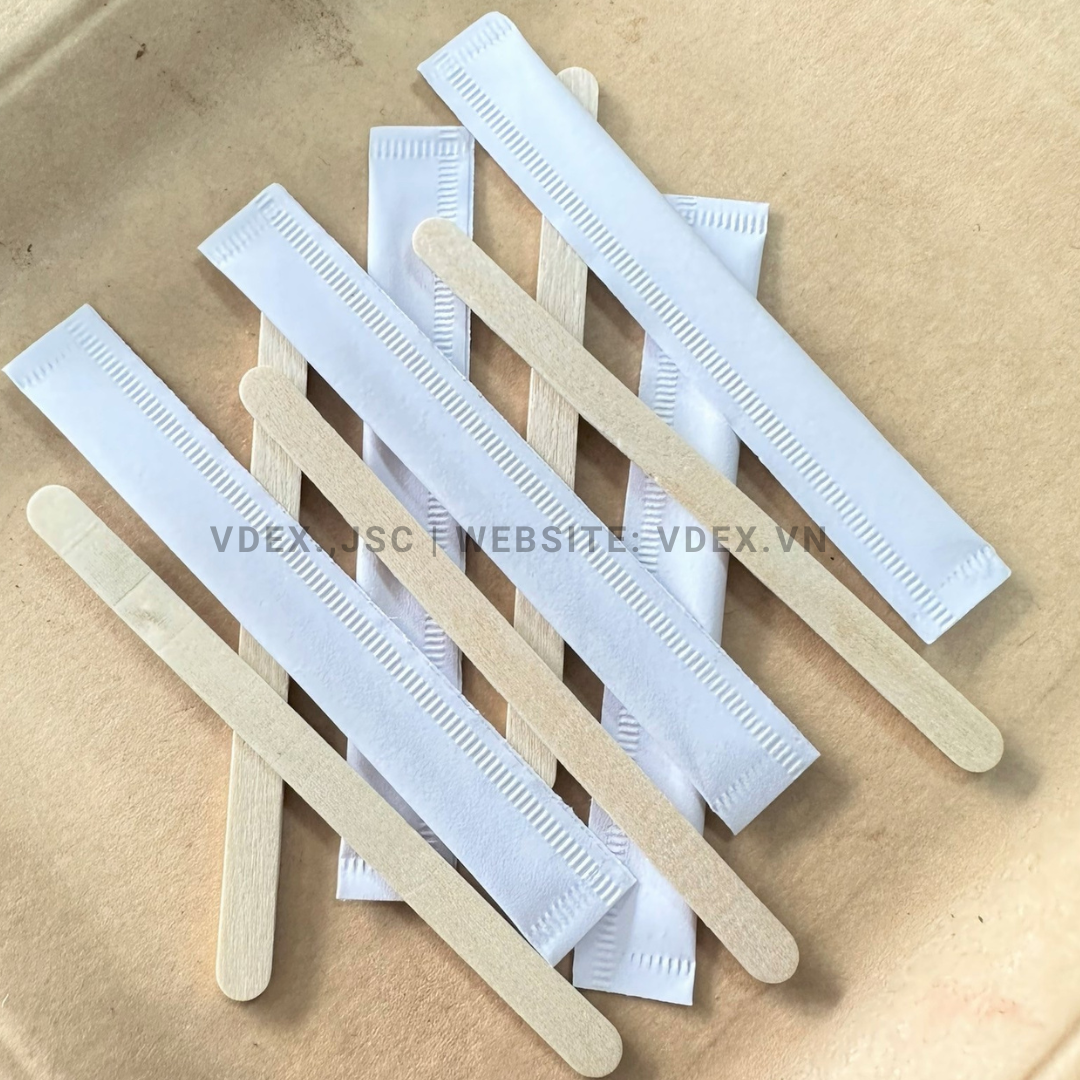 Vdex Wholesale Food Grade Wooden Tea Mixer Coffee Sticks Stirrers Cocktail Drink Swizzle Stick Wood Wedding Mix Stick Disposable