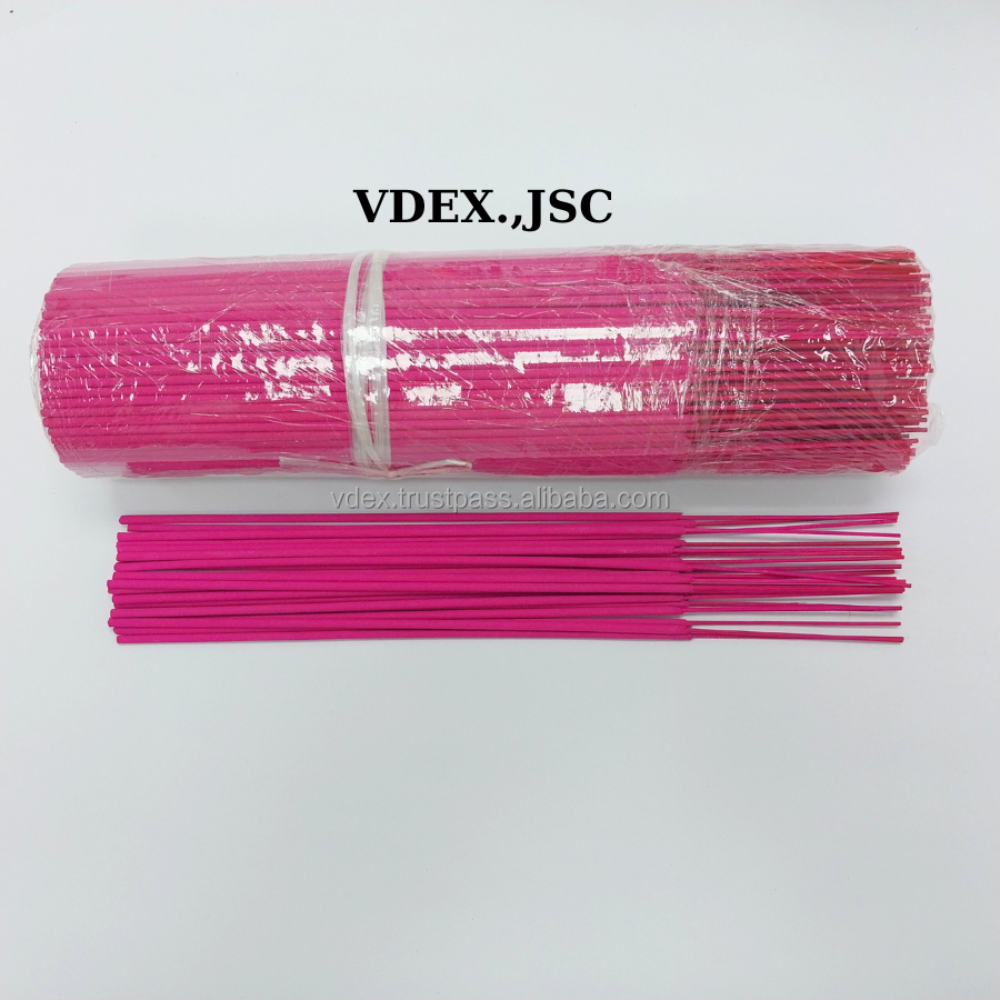 Pink Raw Incense Stick 11 inch use for making scented incense made from VDEX Vietnam high quality clean materials