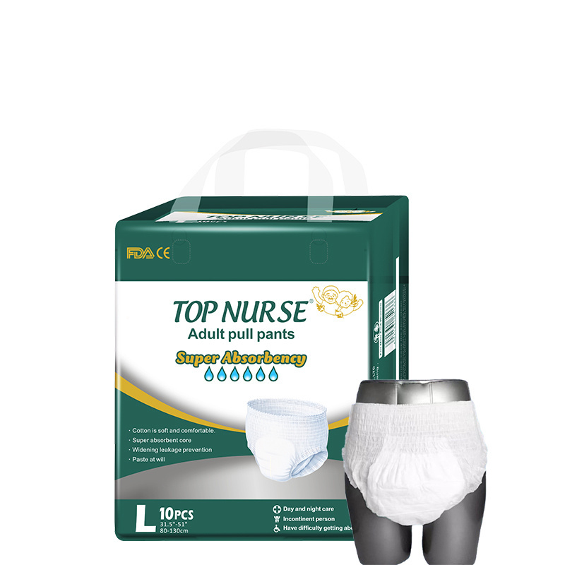 Hospital Pant Type Brief Adult Pull up Diaper Disposable Women Wearing in Bulk