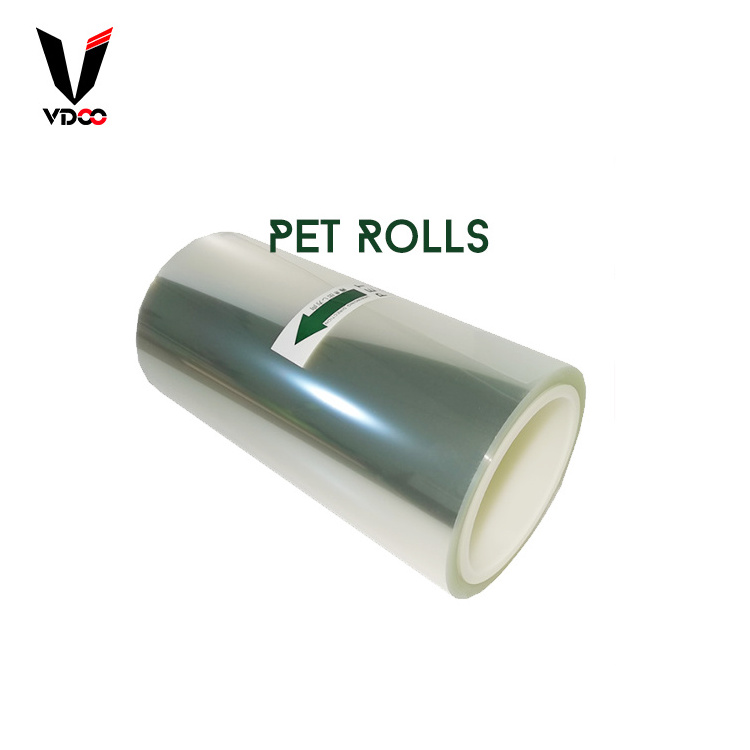 OEM Grid+Logo Anti Reflective Anti Glare Matte PET Screen Protector Film Material Roll for Customized Pre-Cut