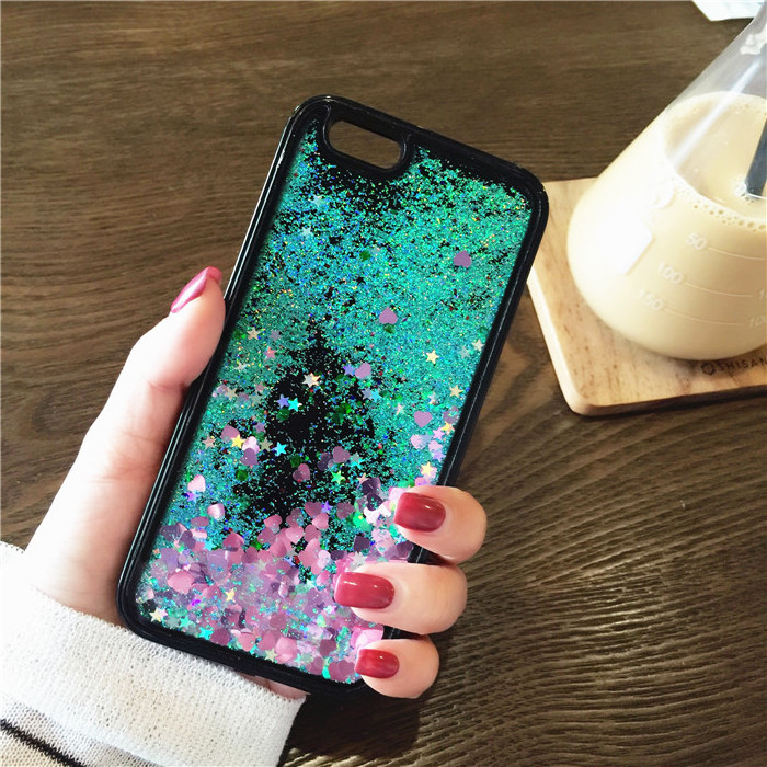 Luxury Sparkle Glitter Star Water Liquid Case For iPhone 6 7 8 Plus Xr X Xs Max 11 12 13 14 Pro Max Case