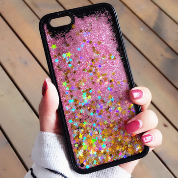 Luxury Sparkle Glitter Star Water Liquid Case For iPhone 6 7 8 Plus Xr X Xs Max 11 12 13 14 Pro Max Case