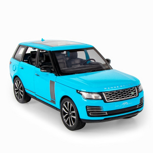 diecast toys model car 1:24 Range Rover alloy model car with sound and light pullback decorate collect metal car model toys