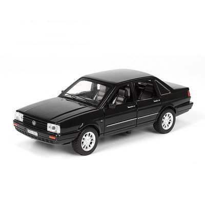 diecast model car 1:32 VW Jetta with sound and light pullback decorate collect Wheels Movable metal car model toys