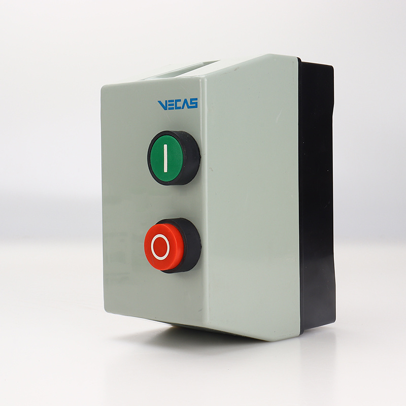 VECAS HE1 Series Magnetic Starter and Motor Starter Are Equipped with CJX2 0910 AC Contactor and Thermal Relay IP65 Protection