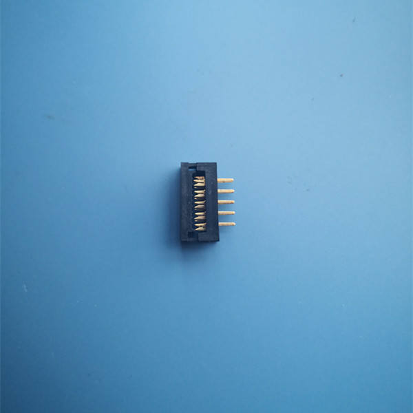 2.54mm PCB Dip IDC Sockect Contact with Rainbow Cable Black Db9 Male Connector Flat Cable Db9 Female to 2x5 10 Pin Idc IDC IDT