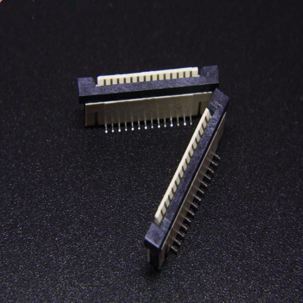 1.0mm top entry  parallel feet smd ffc connector