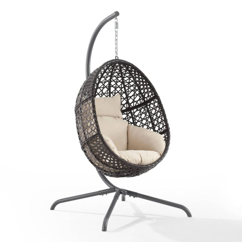 Hot sale outdoor furniture garden Rattan wicker hanging patio swings egg chair Balcony Garden Swing Chair Outdoor Furniture