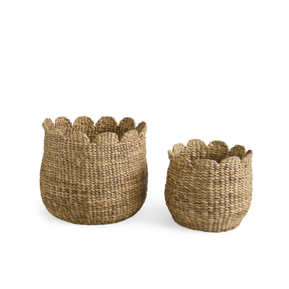 Wholesale Seagrass Tall Basket -  Woven Eco-friendly Storage for Laundry, Toys, Tools, Planter Cover Basket