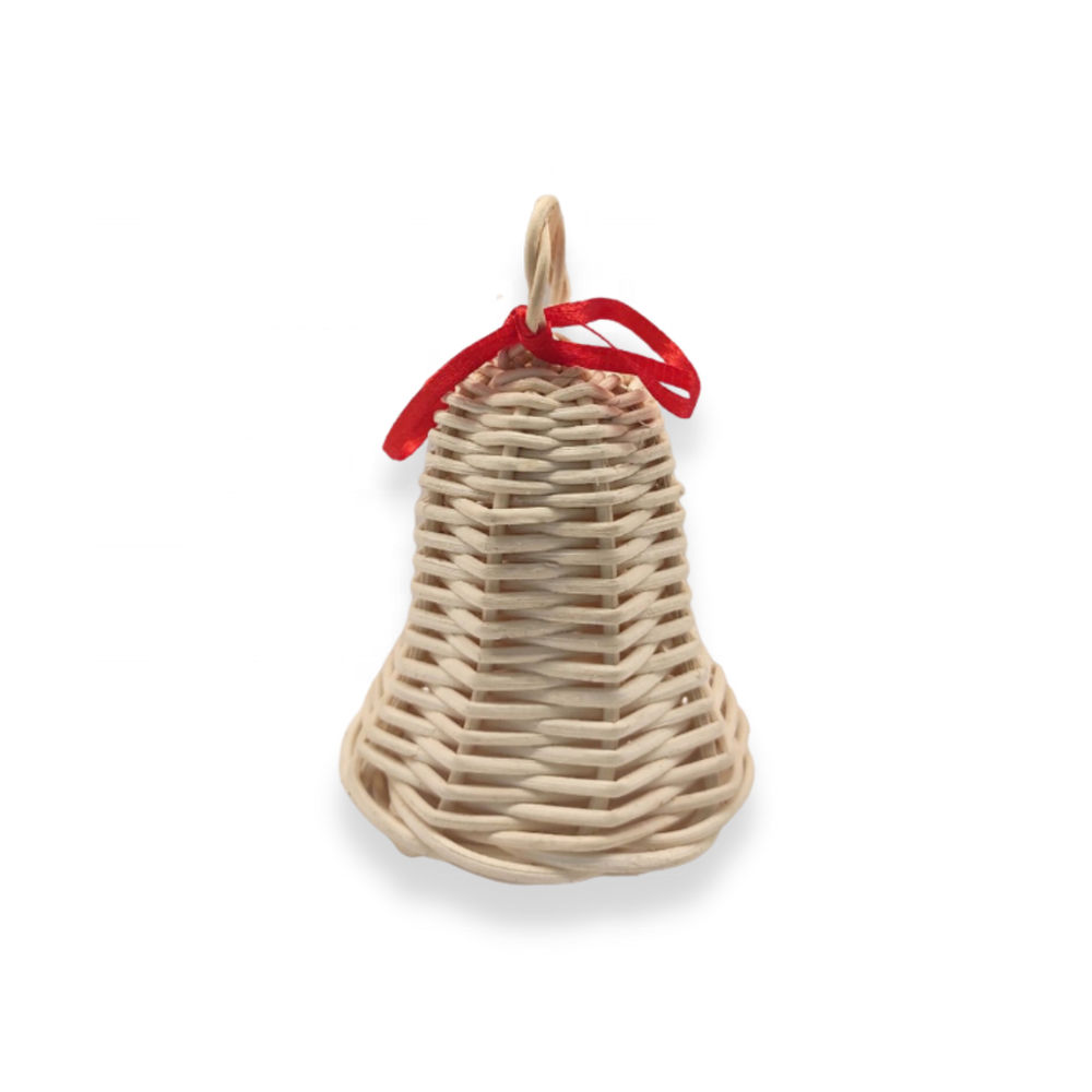 2023 Cheap Wholesale Rattan Bell for Christmas Seasonal Decor Accent, Christmas Tree Star, Wicker Nursery Star Decor