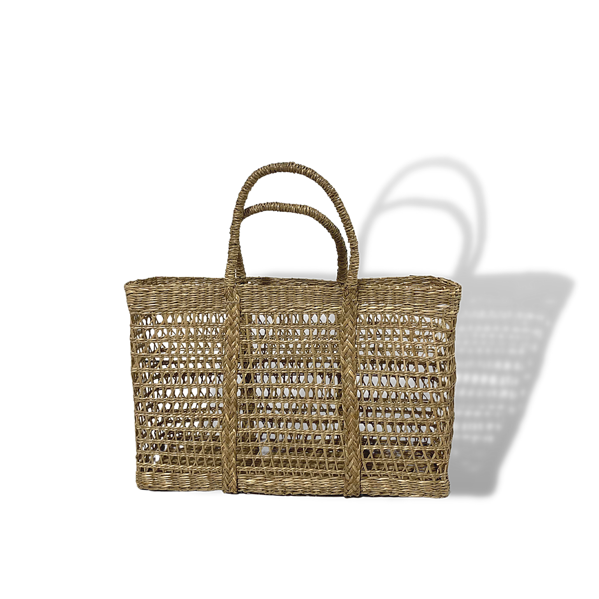 Hot-Selling Boho Straw Beach Bag  - Summer Raffia Straw Tote Bag- Seagrass handbag wholesale from Vietnam