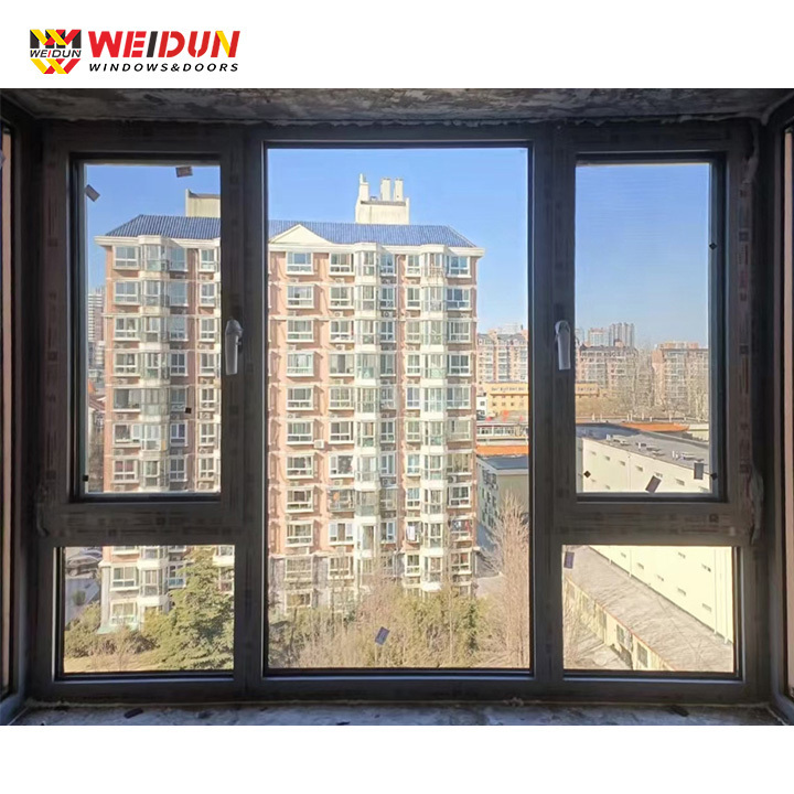 Weidun High Quality VD80 Aluminum Alloy Best Rated Basement Windows Soundproof Windows For Sunshine Room Balcony