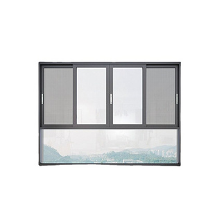 WEIDUN high quality sound proof  thermal insulation double glazed aluminum sliding windows for house for commercial building