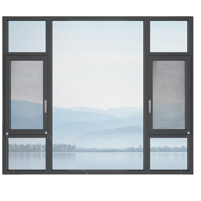 Weidun perfect quality drift window double glass aluminum profile for residential sliding window