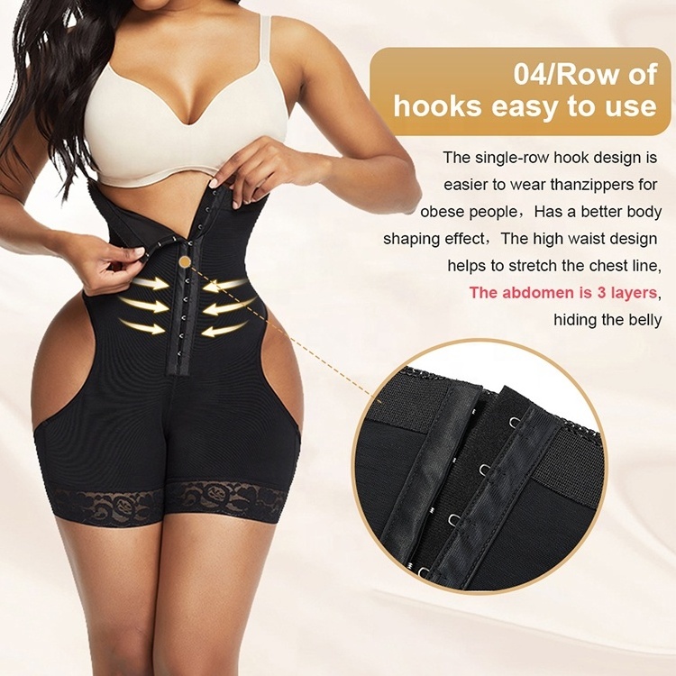 Sexy Butt Lifter Control Panties Seamless High Waist Tummy Control Enhance Hip Shaper Butt Lifter Shapewear For Women