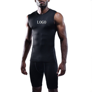 Vedo Sport Vests Dropshipping Polyester Custom Logo Quick Dry Bottoming Shirt Clothes Fitness Workout Tank Top Men GYM Singlet