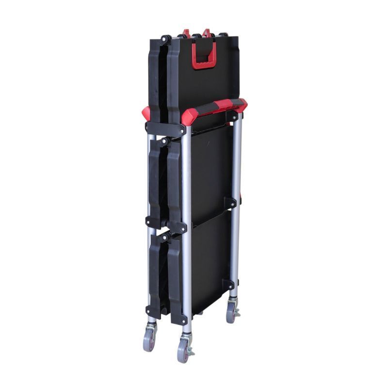 Portable Utility Service Detailing Cart 3 Tier Trolley with Lockable Swivel Wheels