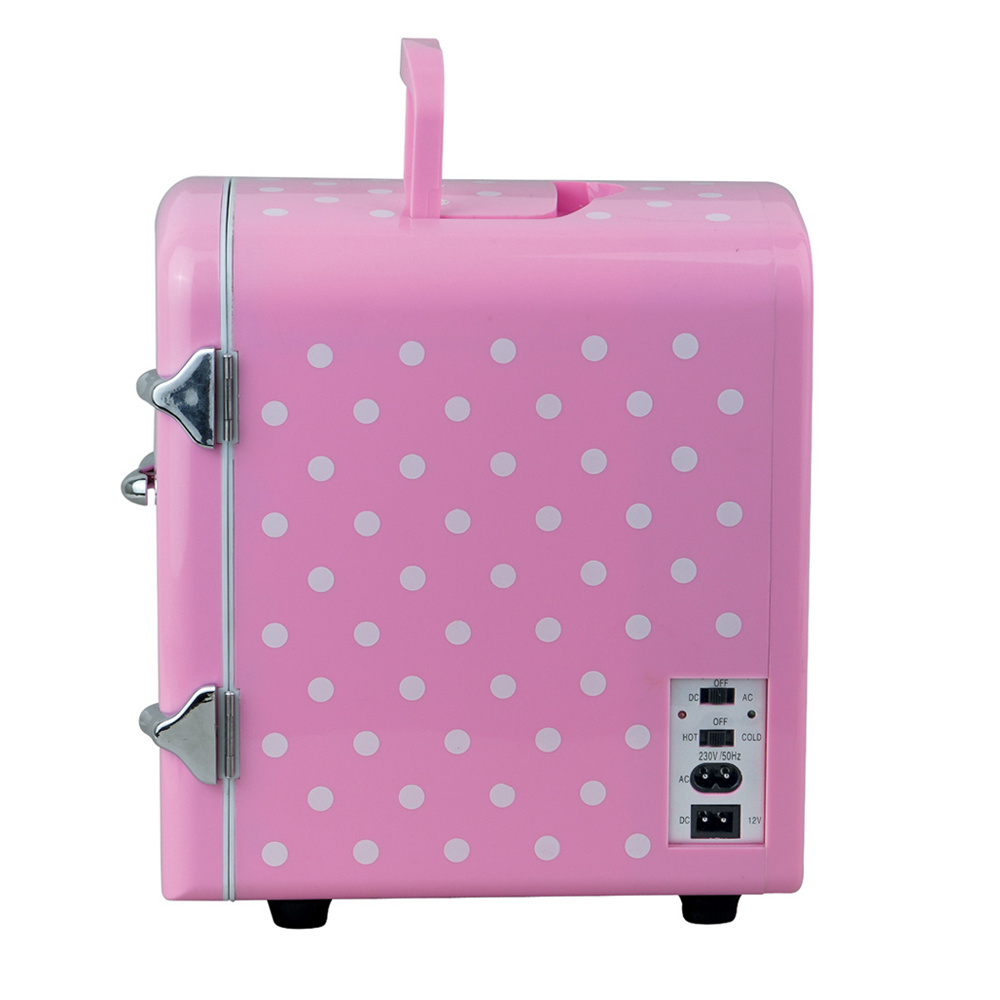 4L electric 12V 230V mini fridge refrigerator with lock and key mini fridge skincare