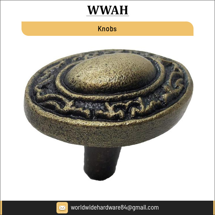 Bulk Selling Best Custom Design Solid Furniture Hardware Brass/Cast Iron Knobs Handle for Drawer, Door Cabinet