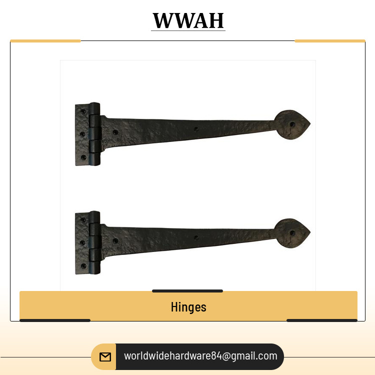 Professional Manufacturer Brass/Cast Iron Black Gate Garden Fence Accessories Gate Kit Hardware Latch and Hinge