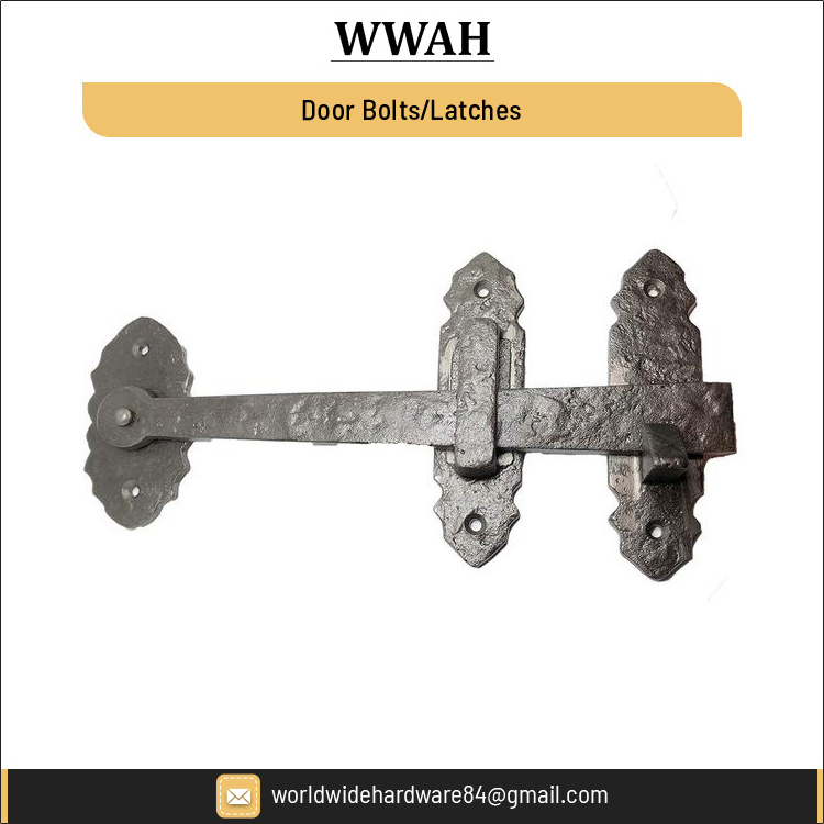 Black/Antique White/Matt Black Finish Window Accessories Architectural Flush Door Bolts and Latches/ Cast Iron Stopper