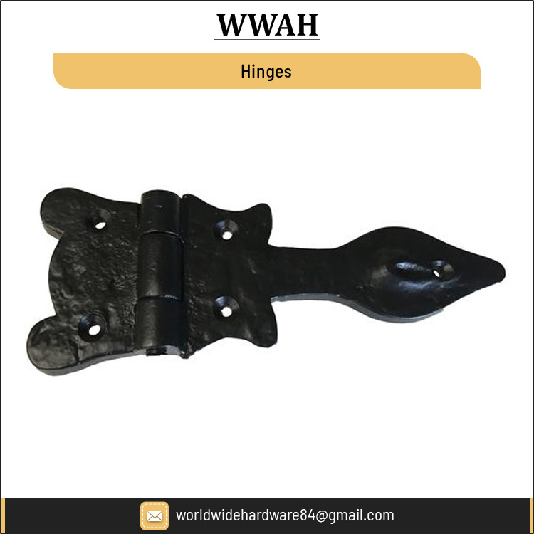 Wholesale Supply Door and Window Accessories Decorative cast Iron/Brass Door Closer Hinges in Black Finish at Low Price