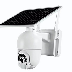 Solar WIFI Camera 2MP/4mp HD Security Surveillance Camera Waterproof Outdoor PIR Motion Cam with Night Vision for Courtyard