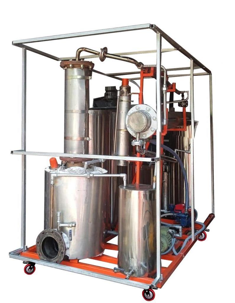 Efficient and economic 1000 lts per day waste engine oil to diesel distillation machine. pyrolysis equipment refinery filtration