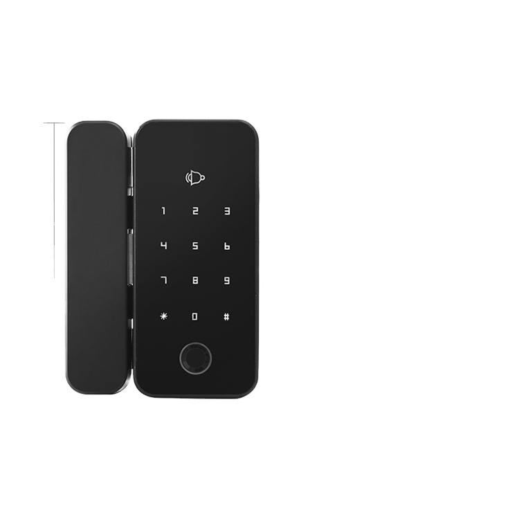 High Security Sliding Glass Door Push  Keyless NFC DADA Lock Fingerprint Glass Smart Door Lock