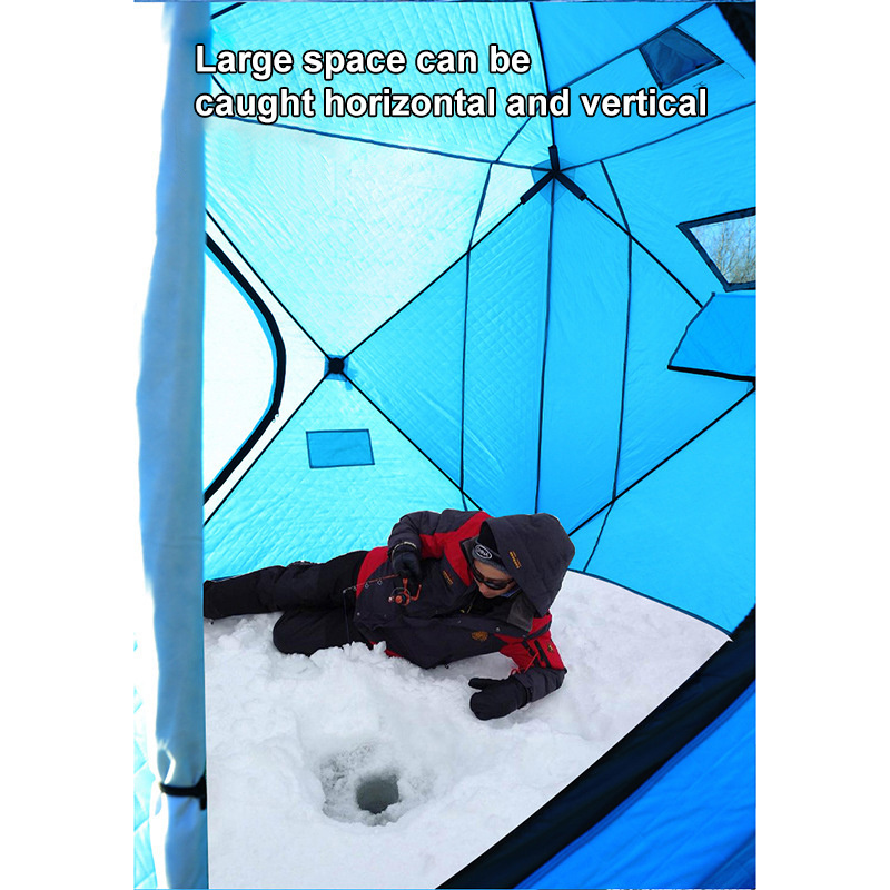 Outdoor Automatic Pop up Three layer Thicken Sauna Tent With large Window Camping Ice Fishing Tent Portable Sauna Tent