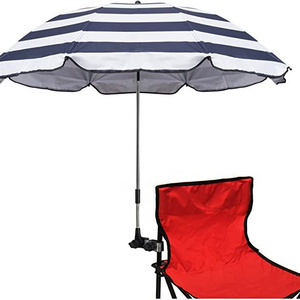 Chair Umbrella 46 inches UPF 50+ Clip on Parasol for Patio Beach Umbrellas