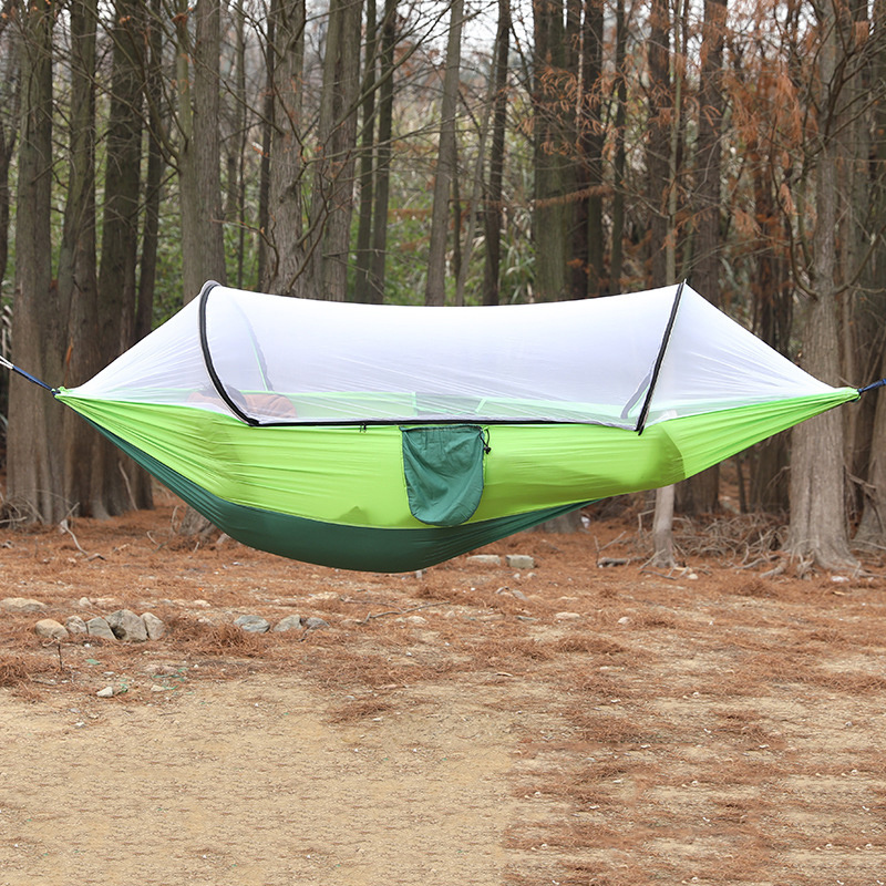 3 in 1 Indoor Outdoor Double & Single Upgrade Portable tent Hammocks aerial camping hammock mosquito net