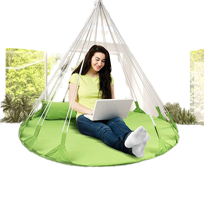 Factory Direct Sale High Quality Hanging Autumn Indoor Outdoor Garden Disc With Headrest Hammock Swing