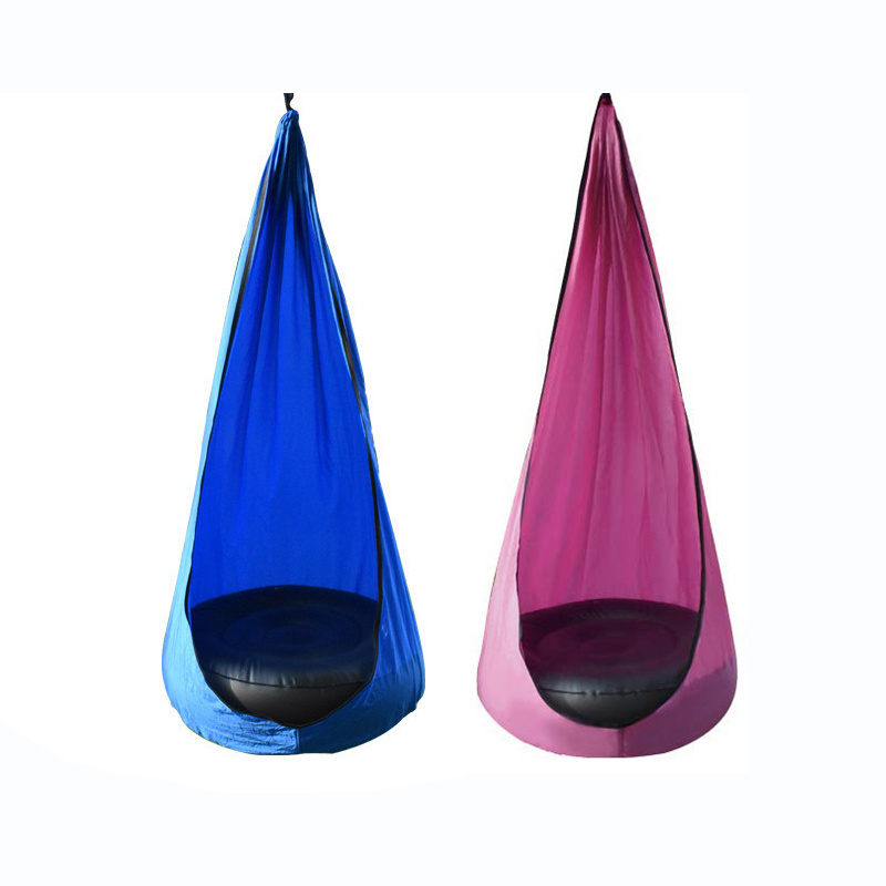 Indoor Outdoor Kids Hammock Chair Pod Swing Seat Hanging Hammock Sensory Swing