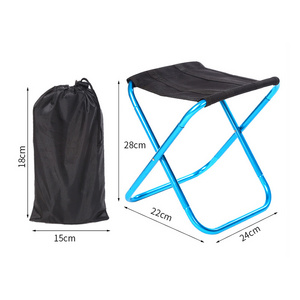 Portable Outdoor Folding Aluminum Frame Beach Chair for Hiking Picnic Camping Fishing Comes with Carry Bag