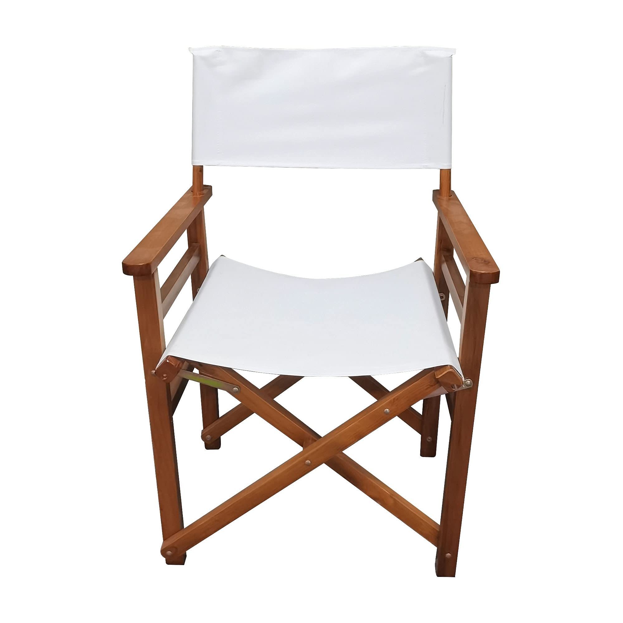 Outdoor Canvas wooden Foldable Camping Chair wood patio folding chair garden chairs for Balcony Backyard