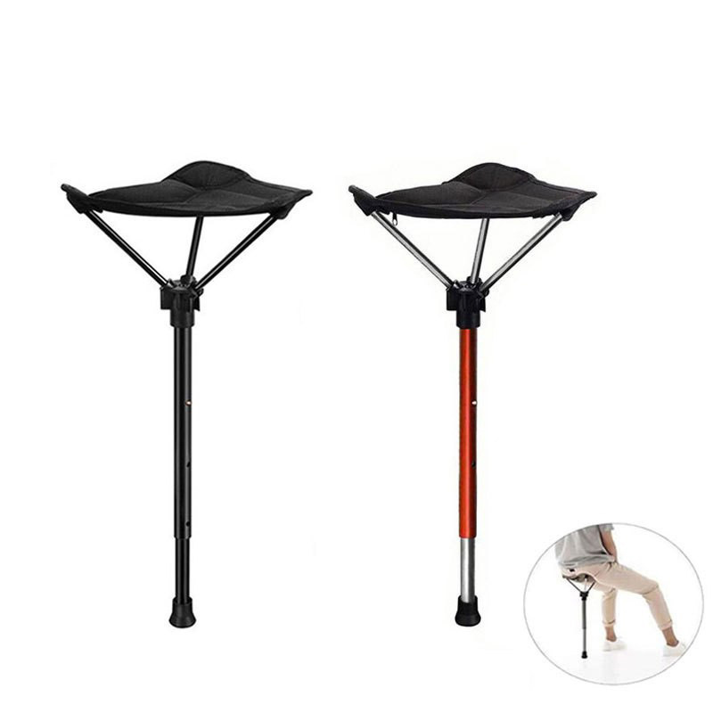 Portable Telescopic Stool Outdoor Folding Retractable Stool for Hiking Camping