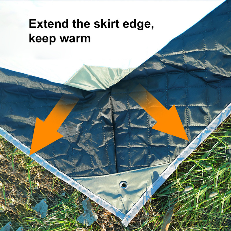 Outdoor Hexagon sauna hub tent portable Pop Up custom cube hiking insulated ice fishing tent 6 person winter camping hot tent