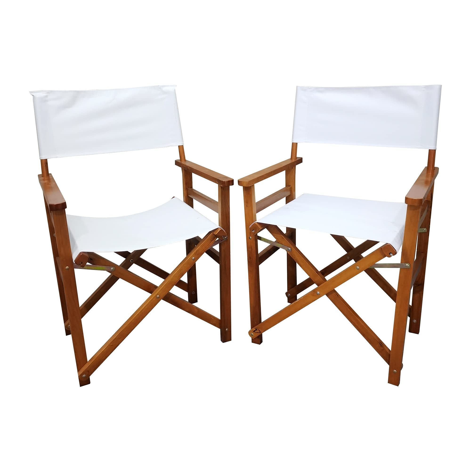 Outdoor Canvas wooden Foldable Camping Chair wood patio folding chair garden chairs for Balcony Backyard